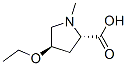 Proline, 4-ethoxy-1-methyl-, L-trans- (8CI) Struktur