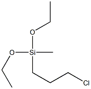 (3-氯丙基)二乙氧基(甲基)硅烷, 13501-76-3, 结构式
