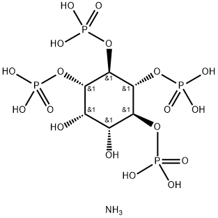 D-MYO-INOSITOL 3,4,5,6-TETRAKIS-PHOSPHATE AMMONIUM SALT 化学構造式
