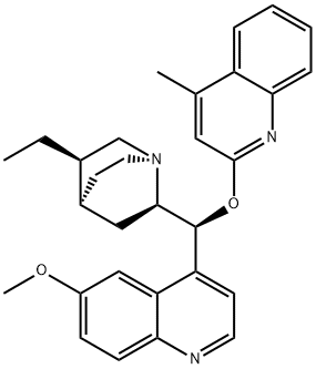 HYDROQUINIDINE 4-METHYL-2-QUINOLYL ETHER Struktur
