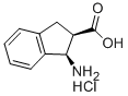 CIS-1-AMINO-INDAN-2-CARBOXYLIC ACID HYDROCHLORIDE Struktur
