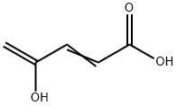 2,4-Pentadienoic acid, 4-hydroxy- (9CI) Structure