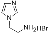 1H-IMIDAZOLE-1-ETHANAMINE, HYDROBROMIDE,135066-25-0,结构式