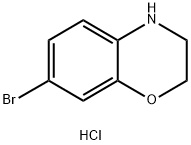 7-BroMo-3,4-dihydro-2H-benzo[b][1,4]oxazine hydrochloride Struktur