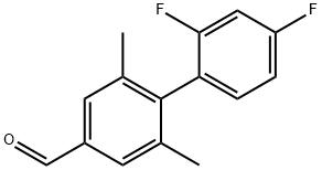 2,6-Dimethyl-2',4'-difluorobiphenyl-4-carboxaldehyde|2,6-二甲基-2',4'-二氟联苯-4-甲醛