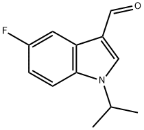 5-fluoro-1-isopropyl-1H-indole-3-carbaldehyde Structure