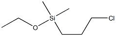 3-氯丙基二甲基乙氧基硅烷, 13508-63-9, 结构式