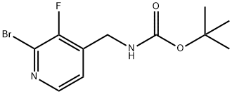 tert-butyl (2-broMo-3-fluoropyridin-4-yl)MethylcarbaMate Structure