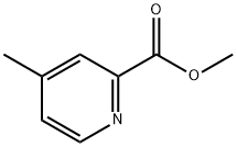 2-Pyridinecarboxylicacid,4-methyl-,methylester(9CI) Structure