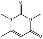 1,3,6-トリメチルウラシル 化学構造式