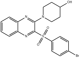 1350960-66-5 1-[3-[(4-ブロモフェニル)スルホニル]-2-キノキサリニル]-4-ピペリジノール