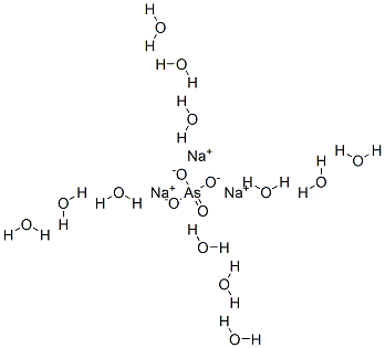 砷酸钠,十二水, 13510-46-8, 结构式