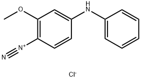 2-methoxy-4-(phenylamino)benzenediazonium chloride Structure