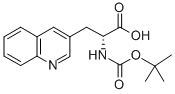 (R)-2-((叔丁氧羰基)氨基)-3-(喹啉-3-基)丙酸, 135101-19-8, 结构式