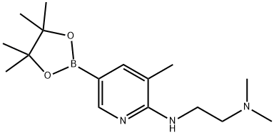 N1,N1-diMethyl-N2-(3-Methyl-5-(4,4,5,5-tetraMethyl-1,3,2-dioxaborolan-2-yl)pyridin-2-yl)ethane-1,2-diaMine|