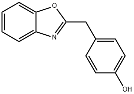 4-BENZOOXAZOL-2-YLMETHYL-PHENOL,135135-47-6,结构式