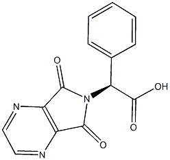 (5,7-dioxo-5,7-dihydro-6H-pyrrolo[3,4-b]pyrazin-6-yl)(phenyl)acetic acid Structure