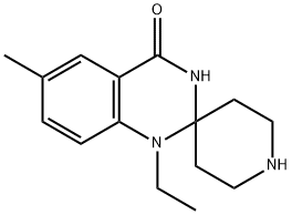 1'-Ethyl-6'-mEthyl-1'H-spiro[piperidine-4,2'-quinazolin]-4'(3'H)-one Structure