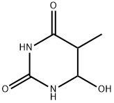 6-hydroxy-5,6-dihydrothymine Structure