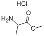 Methyl DL-2-aminopropanoate hydrochloride Struktur