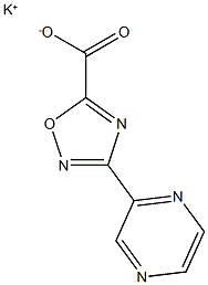 Potassium 3-pyrazin-2-yl-1,2,4-oxadiazole-5-carboxylate Struktur