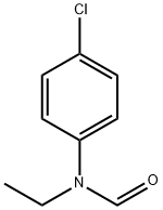 N-(4-CHLOROPHENYL)-N-ETHYLFORMAMIDE 化学構造式