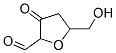 2-Furancarboxaldehyde, tetrahydro-5-(hydroxymethyl)-3-oxo- (9CI) 结构式