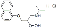 (+)-Hydroxypropranolol Hydrochloride Struktur