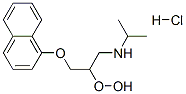 (-)-Hydroxypropranolol Hydrochloride Struktur