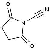 1-Pyrrolidinecarbonitrile,2,5-dioxo-(9CI) Structure