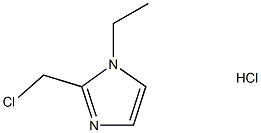 2-CHLOROMETHYL-1-ETHYL-1H-IMIDAZOLE HCL Structure