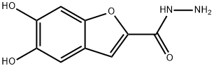 2-Benzofurancarboxylicacid,5,6-dihydroxy-,hydrazide(9CI) Structure
