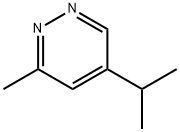 Pyridazine, 3-methyl-5-(1-methylethyl)- (9CI) 化学構造式