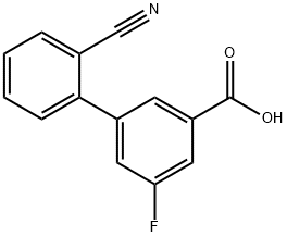 3-(2-Cyanophenyl)-5-fluorobenzoic acid|3-(2-Cyanophenyl)-5-fluorobenzoic acid