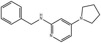 N-Benzyl-4-(pyrrolidin-1-yl)pyridin-2-amine Structure