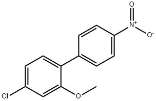 4-Chloro-2-methoxy-1-(4-nitrophenyl)benzene Structure