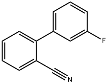 2-(3-Fluorophenyl)benzonitrile 结构式