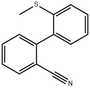2-[2-(Methylsulfanyl)phenyl]benzonitrile Structure