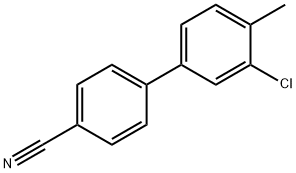 4-(3-Chloro-4-methylphenyl)benzonitrile,1352318-49-0,结构式