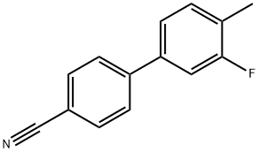 4-(3-Fluoro-4-methylphenyl)benzonitrile, 1352318-56-9, 结构式