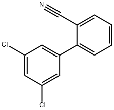 2-(3,5-Dichlorophenyl)benzonitrile, 1352318-57-0, 结构式
