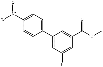 Methyl 3-fluoro-5-(4-nitrophenyl)benzoate Structure