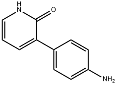 3-(4-氨基苯基)-1H-吡啶-2-酮, 1352318-68-3, 结构式