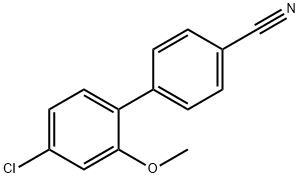 4-(4-Chloro-2-methoxyphenyl)benzonitrile Structure