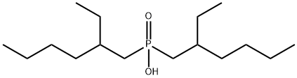 ビス(2-エチルヘキシル)ホスフィン酸 化学構造式