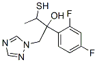 2-(2,4-Difluorophenyl)-3-mercapto-1-(1H-1,2,4-triazol-1-yl)-2-butanol Struktur