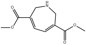 2,7-Dihydro-1H-azepine-3,6-dicarboxylic acid diMethyl ester Structure