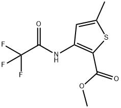 Methyl 5-Methyl-3-(2,2,2-trifluoro-acetylaMino)-thiophene-2-carboxylate Structure