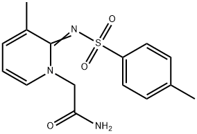 (E)-2-(3-Methyl-2-(tosyliMino)pyridin-1(2H)-yl)acetaMide,1352725-99-5,结构式