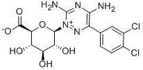 LAMOTRIGINE-2N-GLUCURONIDE Struktur